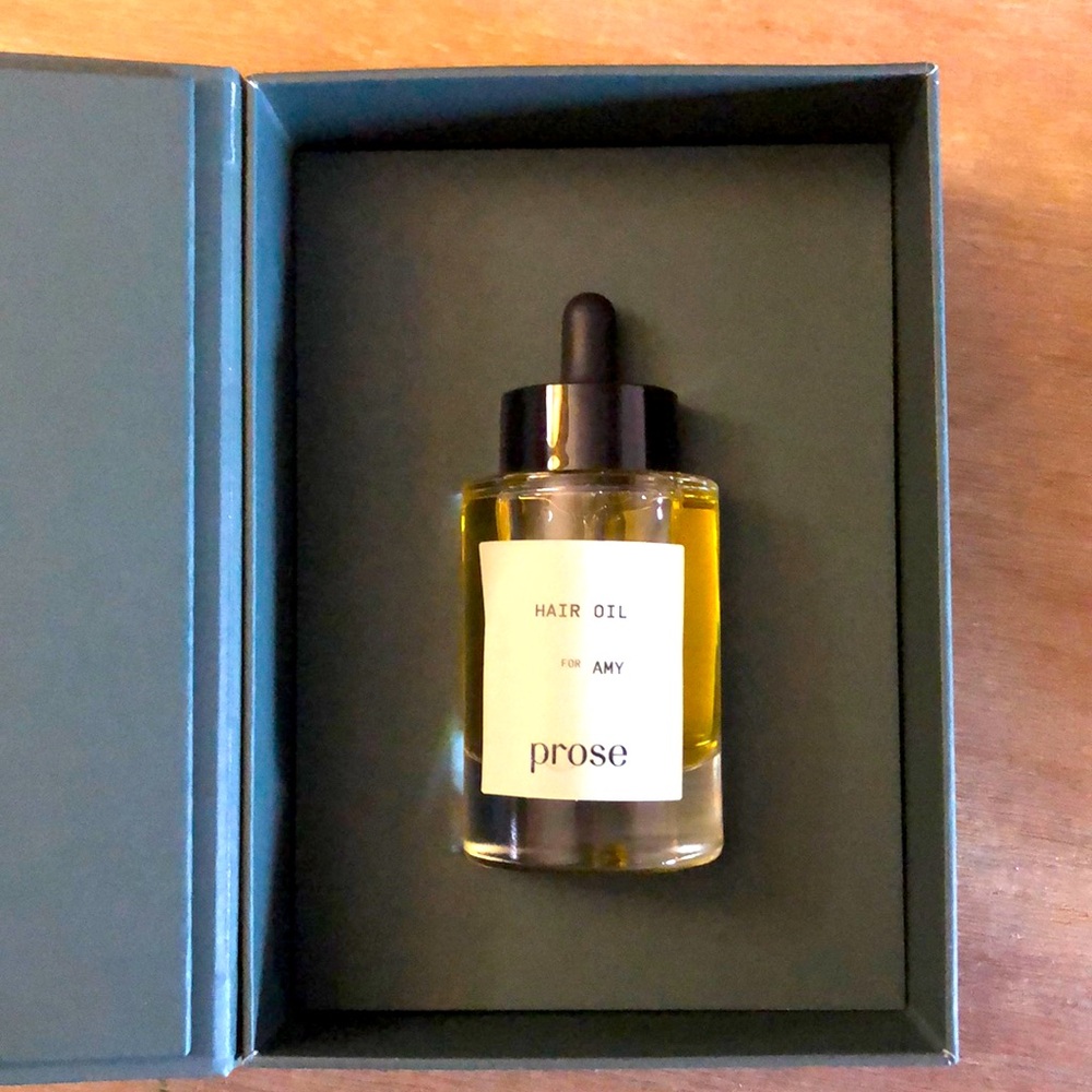 NWT Prose custom Hair Oil for color protection, hydration, and moisture.